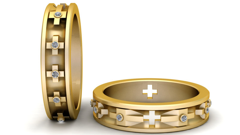 Rings in Austin PANDANT 3D PRINTABLE MODAL Modèles 3D en vedette .c4d .max .obj .3ds .fbx .stl .blend 