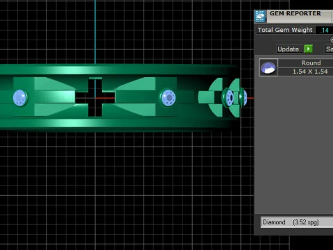 Rings in Austin PANDANT 3D PRINTABLE MODAL 3D Print Model
