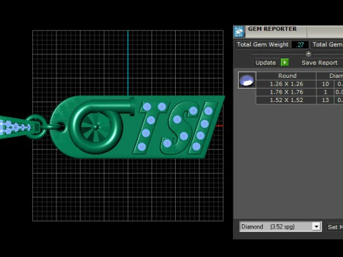 Tryzub PANDANT 3D PRINTABLE MODAL 3D Print Model