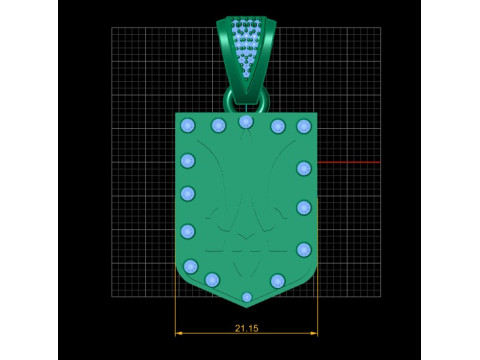 Solitaire RING PANDANT 3D PRINTABLE MODAL Modello di stampa 3D