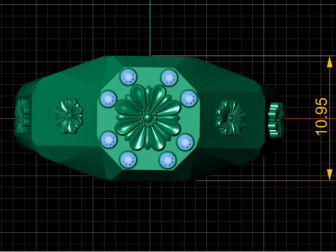 Christmas Bell PANDANT 3D PRINTABLE MODAL 3D Baskı Modeli