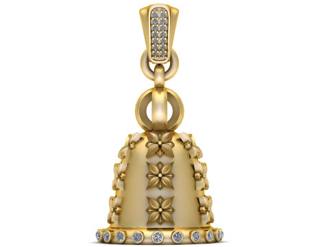 GOLDEN CAR PANDANT 3D PRINTABLE MODAL 3D प्रिंट मॉडल