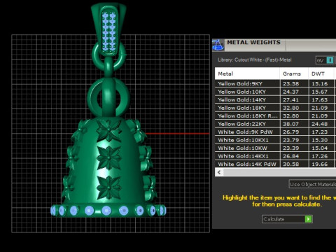 GOLDEN CAR PANDANT 3D PRINTABLE MODAL 3D 打印模型