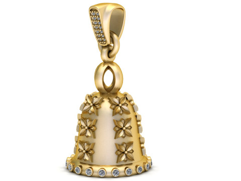 GOLDEN CAR PANDANT 3D PRINTABLE MODAL 3D 打印模型