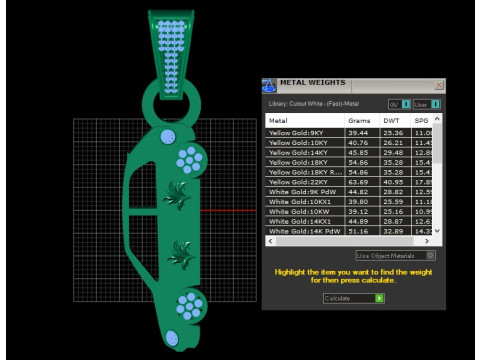 GOLDEN CAR PANDANT 3D PRINTABLE MODAL 3D 프린트 모델