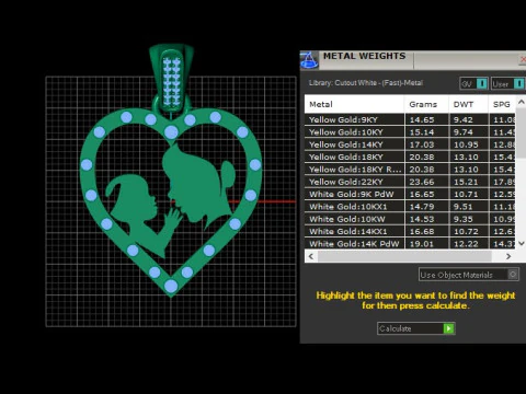 HEART PANDANT 3D PRINTABLE MODAL 3D Print Model