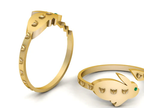 RING PANDANT 3D PRINTABLE MODAL 3D Print Model