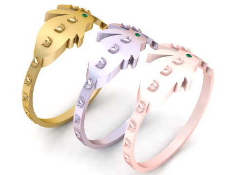 RING PANDANT 3D PRINTABLE MODAL Modello di stampa 3D