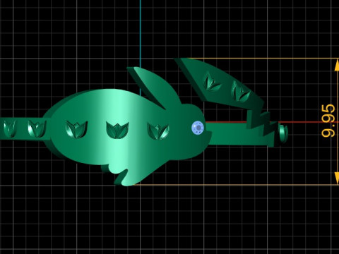 RING PANDANT 3D PRINTABLE MODAL Modello di stampa 3D