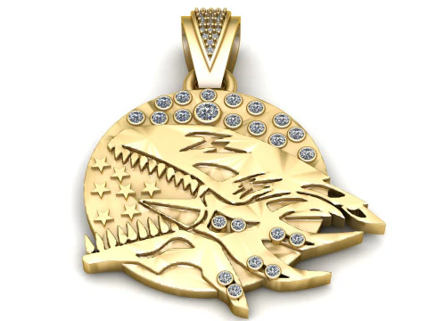 토론토 랩터스 펜던트 3D 프린트 가능 모델 3D 프린트 모델