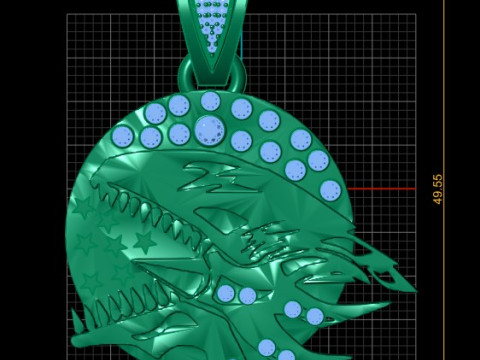 Toronto Raptors PANDANT 3D PRINTABLE MODAL 3D Druckmodell