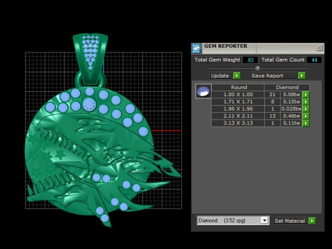 Toronto Raptors PANDANT 3D PRINTABLE MODAL 3D Druckmodell