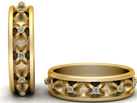 ROUND RING PANDANT 3D PRINTABLE MODAl 3D Print Model