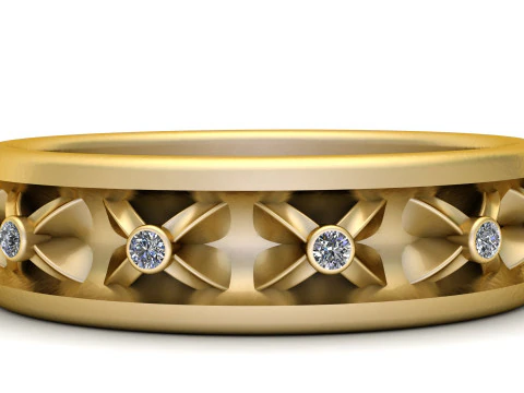 ROUND RING PANDANT 3D PRINTABLE MODAl 3D Print Model