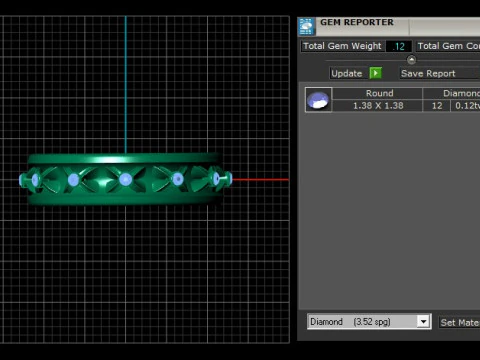 ROUND RING PANDANT 3D PRINTABLE MODAl 3D Print Model