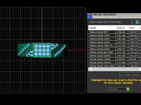 Rectangular RING PANDANT 3D PRINTABLE MODAL 3D Принт Модель