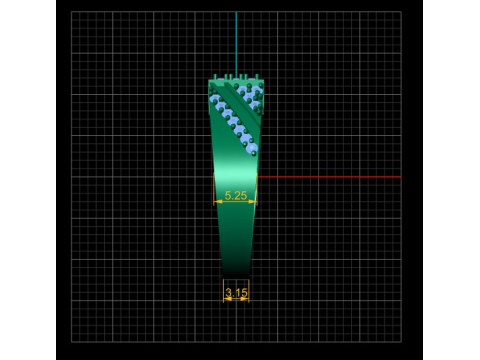 Rectangular RING PANDANT 3D PRINTABLE MODAL 3D Принт Модель