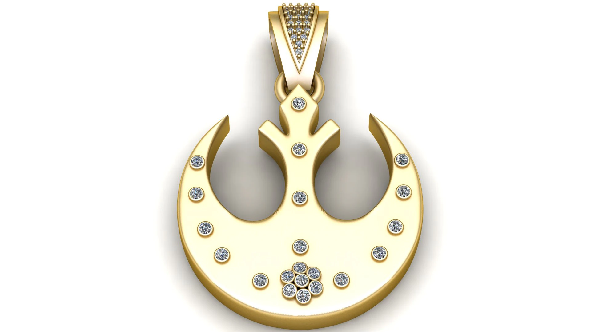 Star Wars PANDANT 3D PRINTABLE MODAL 3D Print Model .c4d .max .obj .3ds .fbx .stl .blend 