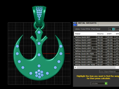 Star Wars PANDANT 3D PRINTABLE MODAL 3D Принт Модель