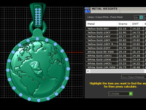 Auriga Fine PANDANT 3D PRINTABLE MODAL Modello di stampa 3D