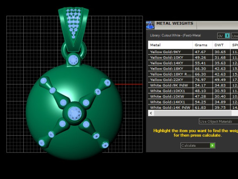 Solitaire PANDANT 3D PRINTABLE MODAL Modèles 3D en vedette