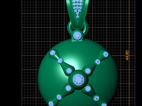 Solitaire PANDANT 3D PRINTABLE MODAL Modèles 3D en vedette