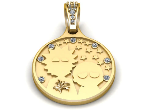 변기 큐빅 펜던트 3D 인쇄 가능 모델 3D 프린트 모델