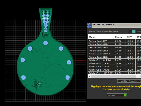 Potiy Cubic PANDANT 3D PRINTABLE MODAL 3D Druckmodell