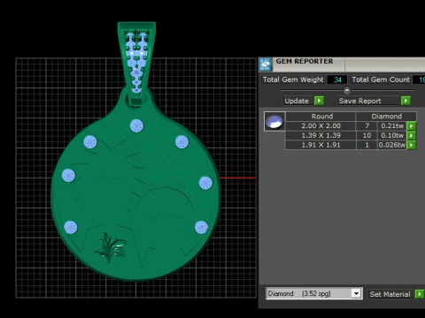 Potiy Cubic PANDANT 3D PRINTABLE MODAL 3D Print Model