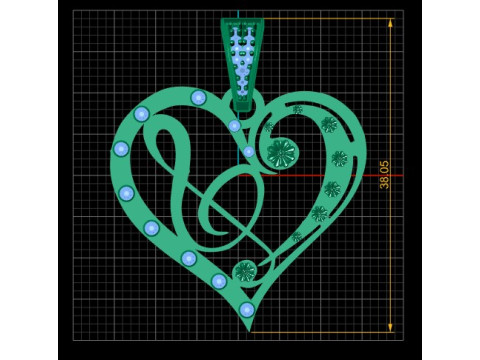 Fil KOLYE 3D YAZDIRILABİLİR MODEL 3D Baskı Modeli