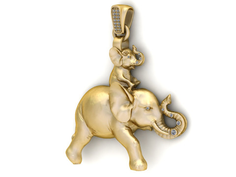 Stylish lion PANDANT 3D PRINTABLE MODAL 3D Принт Модель