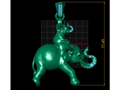 Stylish lion PANDANT 3D PRINTABLE MODAL 3D Print Model