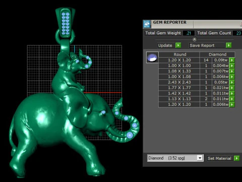 Stylish lion PANDANT 3D PRINTABLE MODAL 3D Print Model