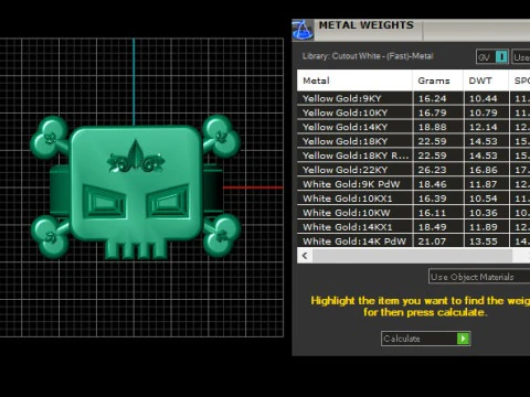 Stylish skull ring PANDANT 3D PRINTABLE MODAL 3D Print Model
