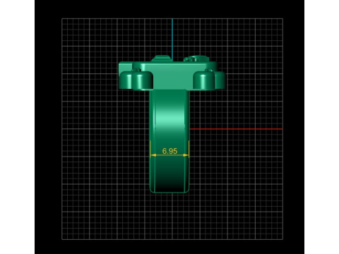 Stylish skull ring PANDANT 3D PRINTABLE MODAL 3Dプリントモデル
