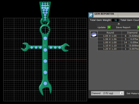 Hunting Cross PANDANT 3D PRINTABLE MODAL Modèles 3D en vedette