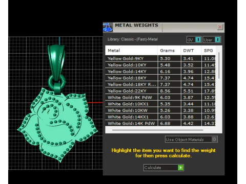 Rose flower PANDANT 3D PRINTABLE MODAL 3D Print Model