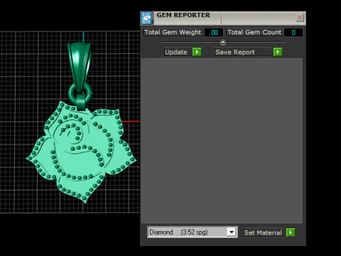 Rose flower PANDANT 3D PRINTABLE MODAL 3D Print Model