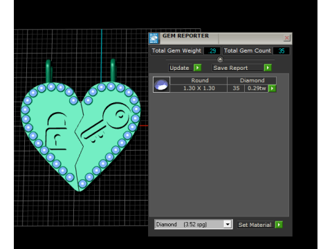 Set of keys PANDANT 3D PRINTABLE MODAL Modèles 3D en vedette