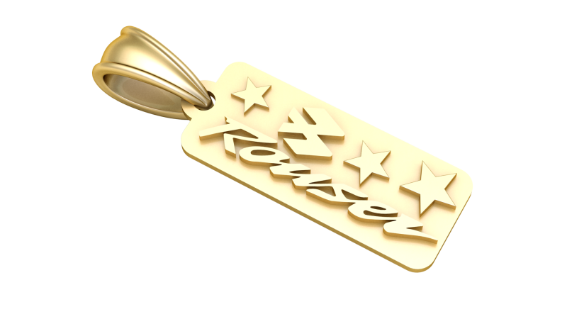 Atoztide Custom PANDANT 3D PRINTABLE MODAL Modello di stampa 3D .c4d .max .obj .3ds .fbx .stl .blend