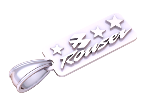 Atoztide Custom PANDANT 3D PRINTABLE MODAL Modello di stampa 3D