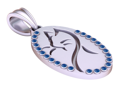Fashionable PANDANT 3D PRINTABLE MODAL 3D-printmodel