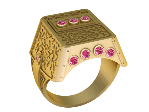 FASHATION RING PANDANT 3D PRINTABLE MODAL 3D प्रिंट मॉडल