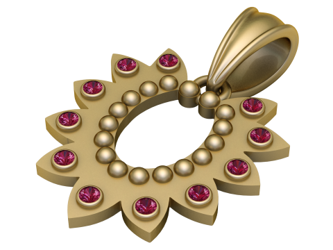 Brooch PANDANT 3D PRINTABLE MODAL Modelo de impresión 3D