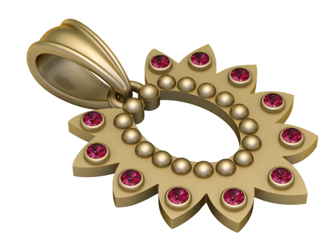 Brooch PANDANT 3D PRINTABLE MODAL 3D Print Model