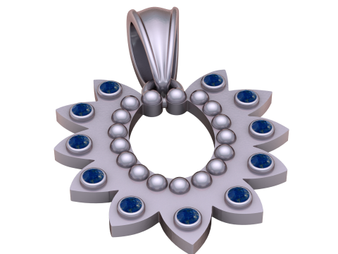 Brooch PANDANT 3D PRINTABLE MODAL 3D Print Model