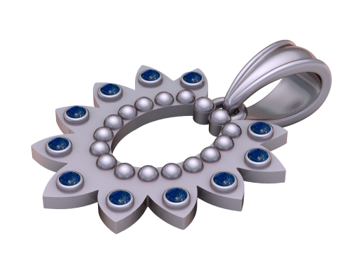 Brooch PANDANT 3D PRINTABLE MODAL 3D Print Model