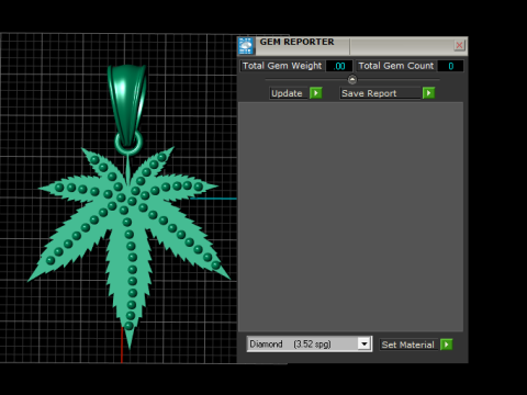 Gold Color Leaf PANDANT 3D PRINTABLE MODAL 3D Принт Модель