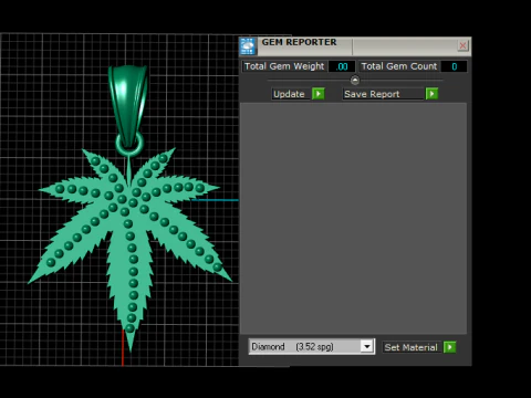 Gold Color Leaf PANDANT 3D PRINTABLE MODAL 3D Print Model
