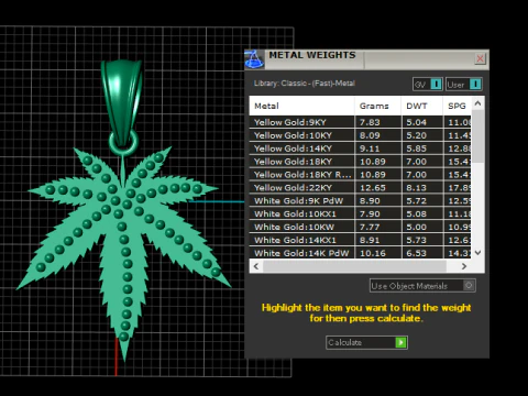 Gold Color Leaf PANDANT 3D PRINTABLE MODAL 3D Print Model